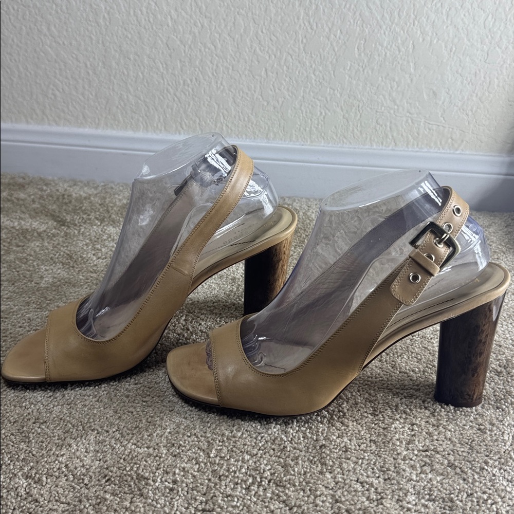 Kate Spade Tan Open-Toe‎ Heels